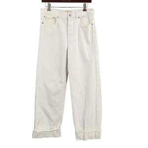 Madewell Low-Slung Baggy Jeans White